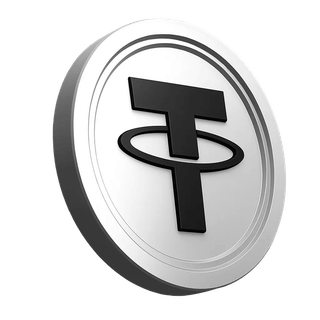 Moeda Tether USDT exibida na seção de informações da plataforma